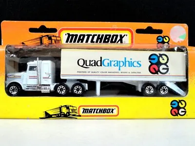 Matchbox Convoy 1981 Peterbilt Truck Quad Graphics Made In China With Box 1996 • $34.95