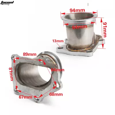 $45.99 • Buy TD04 Turbo Downpipe Flange To 3  V-Band Conversion Adapter For Subaru WRX SAAB