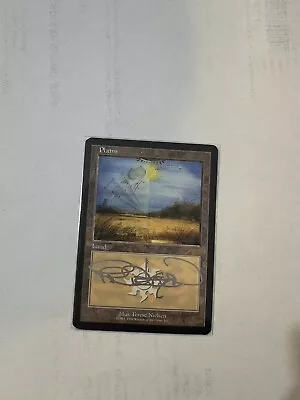 ARTIST SIGNED MTG Plains - Guru - Light Play Normal - Promos: Guru Lands • $600