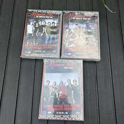 Miami Ink Series 12 & 3 - DVD Box Sets Region 2 • £12.99