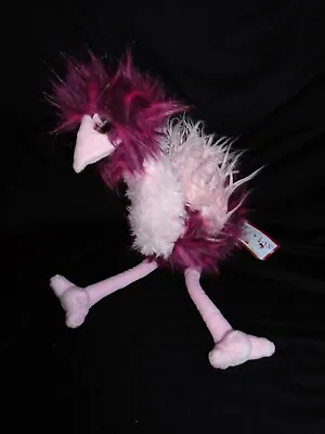 $12.99 • Buy NWT Fluffy PINK Tatiana OSTRICH DOUGLAS 21  Plush Stuffed Animal Bird