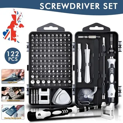 £11.99 • Buy 122 IN 1 Precision Screwdriver Set Computer PC Phone Watch Repair Tool Kit DIY