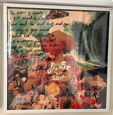 Oasis Dig Out Your Soul Vinyl Lp Signed By Andy Bell Hand Written Lyrics • £299.99