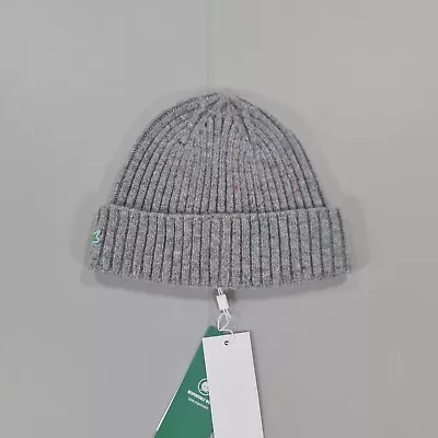 Lacoste Mens Beanie Grey One Size 100% Wool Knitted RB1981 • £29.99