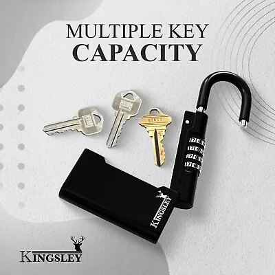 Kingsley Guard-a-Key Key Storage Lock-Real Estate Lock Box Realtor Lockbox USED • $12.95