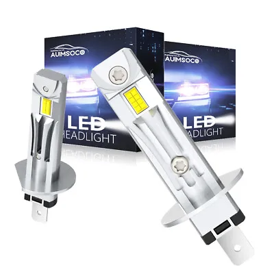 H1 LED Headlight Kit Bulbs High Low Beam 10000K Super White 20000LM Combo 2 • $36.99