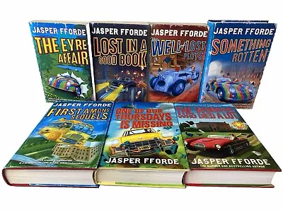 Jasper Fforde X7 Books Thursday Next Complete Series Book 56 & 7 1st Edition HB • £29.99