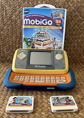 VTech MobiGo Touch Learning System Tested Works Includes 2 Games • $25