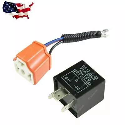 3-Pin Car Flasher Relay Fix LED Turn Signal Light Hyper Flash For CF13 & CF14 • $12.98