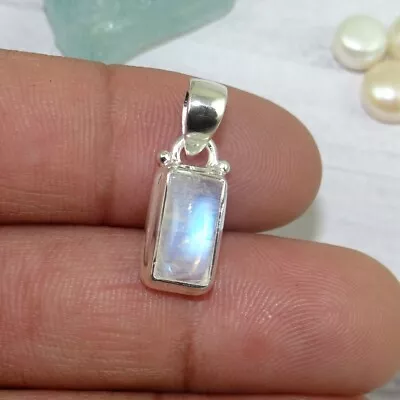 Gorgeous Moonstone Gemstone 925 Sterling Silver Handmade Pendant B-338 • $17.04