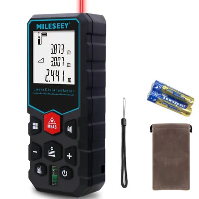 Handheld Laser Distance Measure Meter 394FT/229Ft/165Ft With Li-ion Battery • $30.99