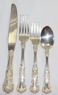 $150 • Buy Gorham Buttercup Sterling 4pc Place Setting USED Mixed Marks/No Monos