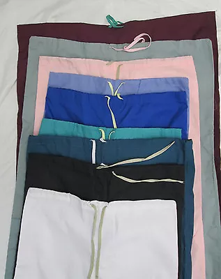 Scrubs Pants Medical Navy Royal Blue Maroon Black White Green Pink S M L Xl 2x S • $5.99