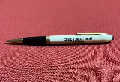 Vintage Zwick Funeral Home Advertising Mechanical Pencil Decatur Indiana • $9.98