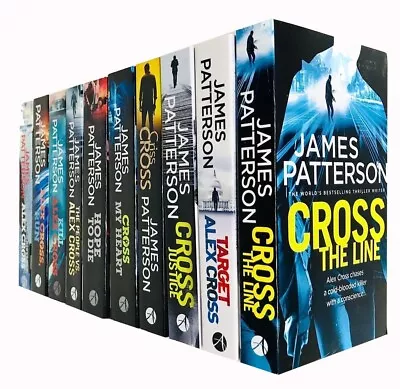 James Patterson 10 Books Collection Set Alex Cross Series Double CrossMary Mary • $56.13