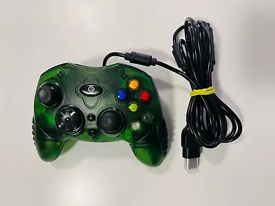 Atomic Play Xbox Original Wired Controller Green JS-110F - Free Postage • $39.95