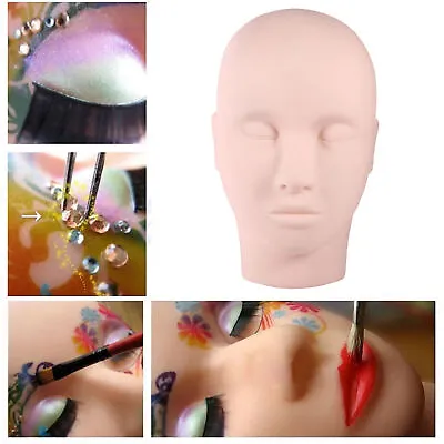 1PC Upgraded Makeup Mannequin Head For Eyelash Extensions Practice ETZ • $21.99