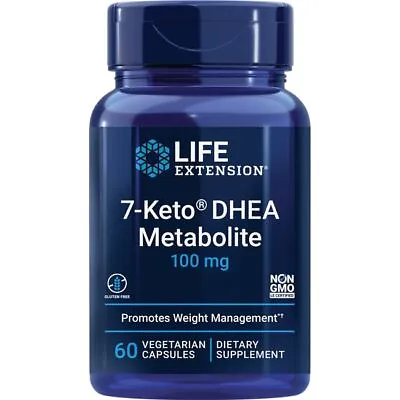 Life Extension 7-Keto Dhea Metabolite 100 Mg 60 Veg Caps • $30