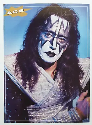 Kiss Ace Frehley Vintage Full Page Magazine Pinup Poster Clipping (b) • £8.54