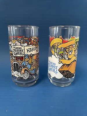 McDonald's The Great Muppet Caper Collector Glasses Set Of 2  1981 • $17.99