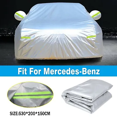 For Mercedes-Benz Full Car Cover Outdoor Waterproof All Weather UV Protection • $35.98