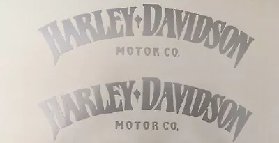 $25 • Buy Harley Davidson Stickers Decals Tank Stickers (Silver)