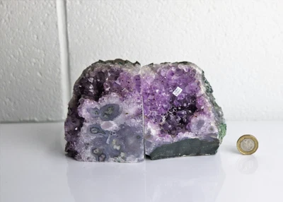 £119 • Buy AMB9) Large Amethyst Crystal Bookends