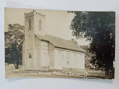 Milford Center Ohio Real Photo Postcard Presbyterian Church Marysville Dublin • $13