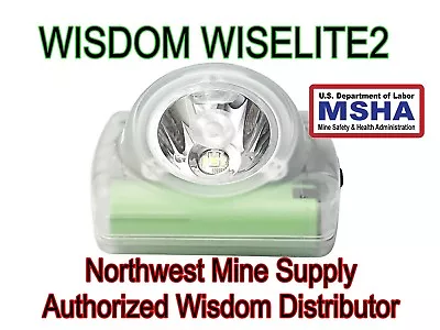 Wisdom Wiselite2 MSHA CERTIFIED LED Cordless Cap Lamp Hard Hat Miners Light • $179.99