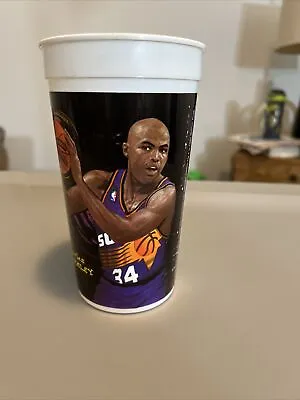 Vintage McDonald’s Cup Charles Barkley Phoenix Suns￼ NBA Plastic “1996” • $13.03