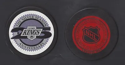 Vintage 1992 Nhl Los Angeles Kings 25th Anniversary Hockey Puck - Wayne Gretzky • $8