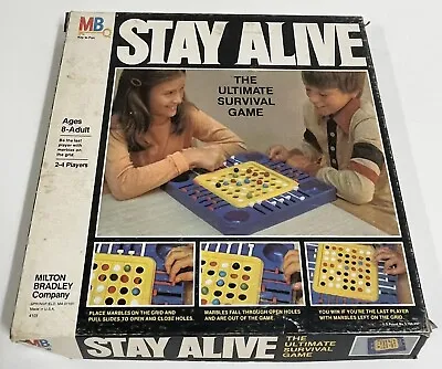 $22.99 • Buy Vintage Milton Bradley Stay Alive Ultimate Survival Game Complete 1978