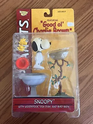 Memory Lane Vintage 2002 Peanuts Snoopy With Woodstock Figurine! NIP! • $10