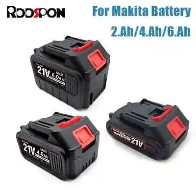 2 Pack Rechargeable Li-lon Battery 2.0Ah For Makita 18V Power Tools Replacement • £18.99