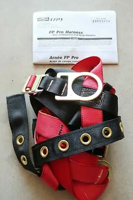 New MSA 10033834 Vest Style XL Buckle Leg D-Ring FP Pro Safety Harness • $99.99