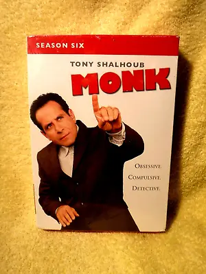 New/sealed Obsessive Compulsive Detective Monk Complete Season 6 11 Hr Dvd Set! • $17.99