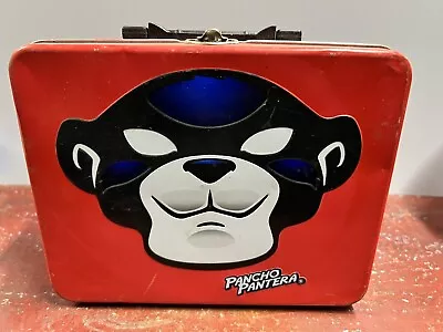 Vintage Choco Milk Pancho Pantera Metal Box Lunch From 1990’s 85 Anniversary • $50