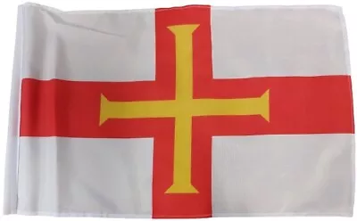 £3.99 • Buy Guernsey 18  X 12  Treehouse Courtesy Caravan Sleeved Flags FREE UK Delivery!