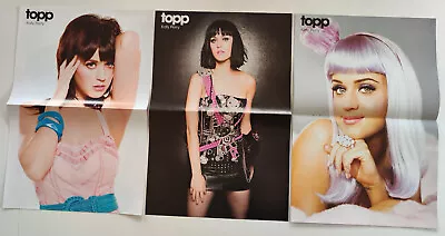 KATY PERRY 3x A3 Posters From TOPP Magazine Norway. PARAMORE NICK JONAS. • £18.50