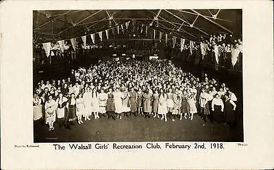 Walsall Girls' Recreation Club 1918 By Richmond Walsall. • £18