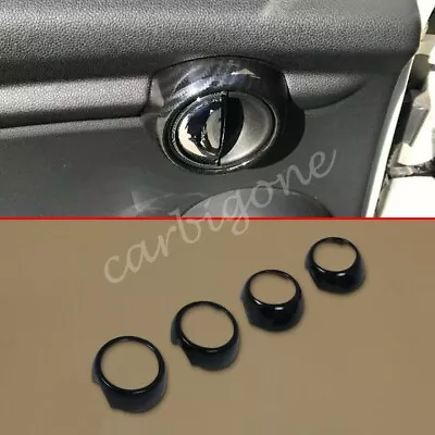 Carbon Fiber Interior Door Handle Cover Trims For Mini Cooper 5-door 2015-2021 • $26.09