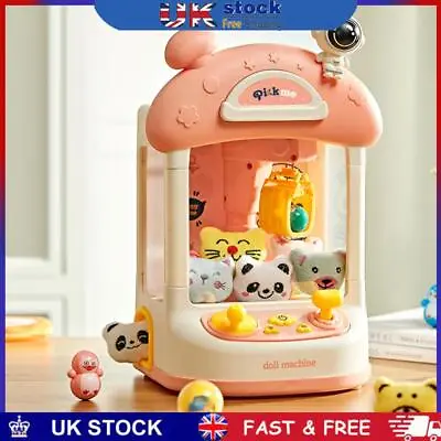 Mini Claw Machine Arcade Claw Game Machine Toy (Pink Space Crane Machine) • £22.49