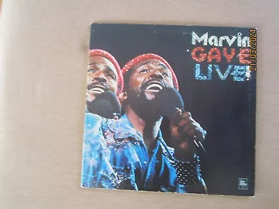 Marvin Gaye Live! Gatefold LP Album Vinyl Record STMA8018 A1/B2 Motown Soul 70’s • £13.99