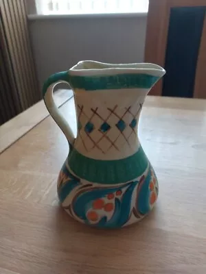 MYOTT Pinchneck 1930s Art Deco Handpainted POTTERY JUG  • £9