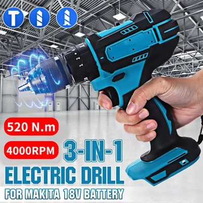 £24.99 • Buy Cordless Drill For Makita DHP458Z 18V LXT Brushed Body Only Replacement Hammer