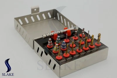 $126 • Buy Surgical Drills Kit Dental Implant Basic Tools Ratchet Hex Drivers Parallel Pins