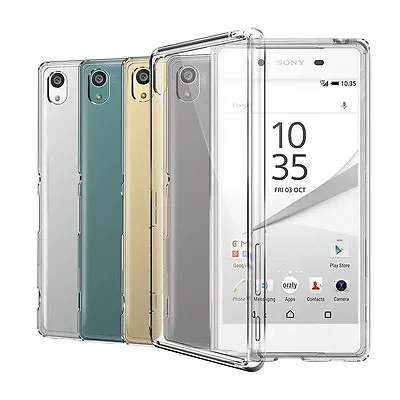 $24.95 • Buy Xperia Z5 Case Orzly Fusion Bumper Case For Sony Xperia Z5 - Clear
