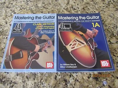 Lot 2-Mastering The Guitar Class Method-Level 1-Beginner-Bay-Christianson-1A • $10.50