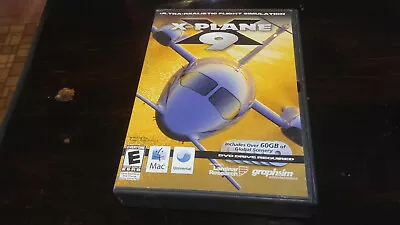 X-Plane 9 Flight Simulator Mac Game Graphsim 6 Disks No Manual  • $17