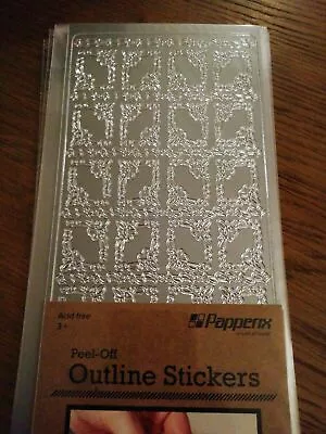 £1.99 • Buy Silver Corners Card Making Peel Offs Scrapbooking